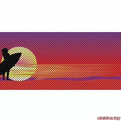 Jeep Gladiator Grill Inserts 2020-Present Gladiator Endless Summer Red Surfer Female Under The Sun Inserts - INSRT-ESRGS-JT