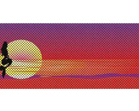 Jeep Gladiator Grill Inserts 2020-Present Gladiator Endless Summer Red Mermaid Under The Sun Inserts