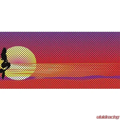 Jeep Gladiator Grill Inserts 2020-Present Gladiator Endless Summer Red Mermaid Under The Sun Inserts - INSRT-ESRM-JT