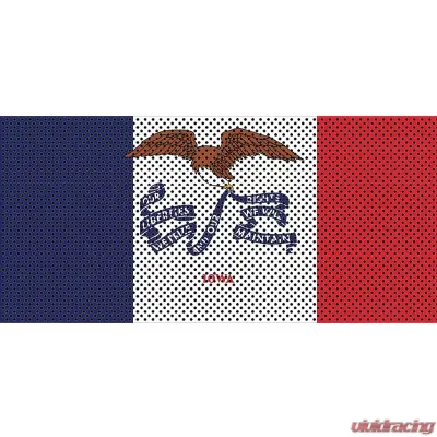 Jeep Gladiator Grill Inserts 2020-Present Gladiator Iowa State Flag Under The Sun Inserts - INSRT-IA-JT