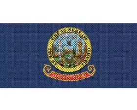 Jeep Wrangler Grill Inserts 2018-Present JL Idaho State Flag Under The Sun Inserts