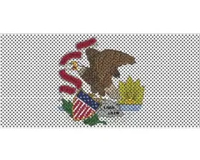 Jeep Wrangler Grill Inserts 2018-Present JL Illinois State Flag Under The Sun Inserts