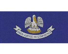 Jeep Wrangler Grill Inserts 07-18 JK Louisiana State Flag Under The Sun Inserts