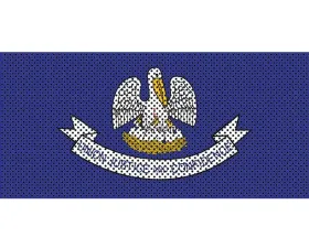Jeep Gladiator Grill Inserts 2020-Present Gladiator Louisiana State Flag Under The Sun Inserts