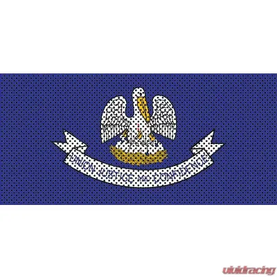 Jeep Gladiator Grill Inserts 2020-Present Gladiator Louisiana State Flag Under The Sun Inserts - INSRT-LA-JT