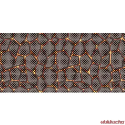 Jeep Gladiator Grill Inserts 2020-Present Gladiator Lava Flow Under The Sun Inserts - INSRT-LAVA-JT