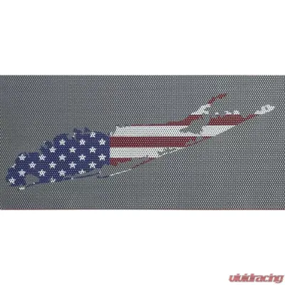 Jeep Gladiator Grill Inserts 2020-Present Gladiator Long Island OldGlory Under The Sun Inserts - INSRT-LIOG-JT