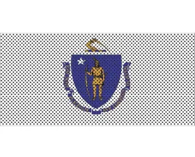 Jeep Gladiator Grill Inserts 2020-Present Gladiator Massachusetts State Flag Under The Sun Inserts