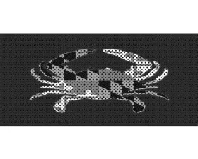 Jeep Gladiator Grill Inserts 2020-Present Gladiator Maryland Crab BO Under The Sun Inserts