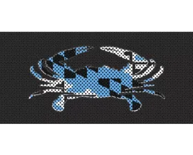 Jeep Gladiator Grill Inserts 2020-Present Gladiator Maryland Crab OC Under The Sun Inserts