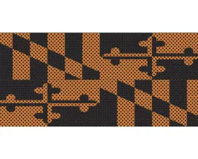 Jeep Gladiator Grill Inserts 2020-Present Gladiator Maryland Orange Under The Sun Inserts