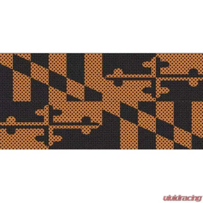 Jeep Gladiator Grill Inserts 2020-Present Gladiator Maryland Orange Under The Sun Inserts - INSRT-MDO-JT