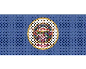 Jeep Gladiator Grill Inserts 2020-Present Gladiator Minnesota State Flag Under The Sun Inserts