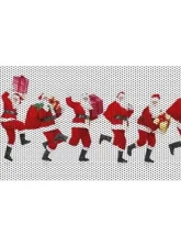 Jeep Wrangler Grill Inserts 2018-Present JL So Many Santas Under The Sun Inserts                                     - INSRT-MNYSNTA-JL - Image 2