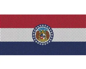 Jeep Gladiator Grill Inserts 2020-Present Gladiator Missouri State Flag Under The Sun Inserts