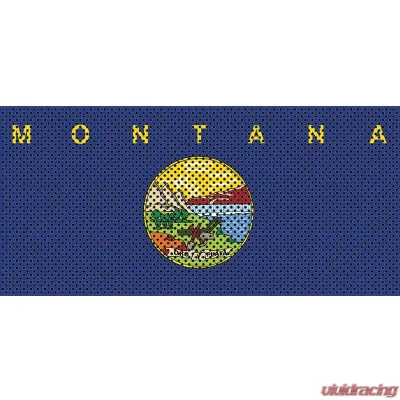 Jeep Gladiator Grill Inserts 2020-Present Gladiator Montana State Flag Under The Sun Inserts - INSRT-MT-JT