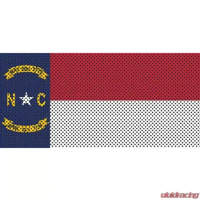 Jeep Gladiator Grill Inserts 2020-Present Gladiator North Carolina State Flag Under The Sun Inserts - INSRT-NC-JT
