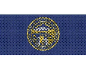 Jeep Gladiator Grill Inserts 2020-Present Gladiator Nebraska State Flag Under The Sun Inserts