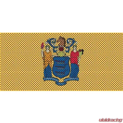 Jeep Gladiator Grill Inserts 2020-Present Gladiator New Jersey State Flag Under The Sun Inserts - INSRT-NJ-JT