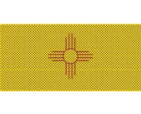 Jeep Gladiator Grill Inserts 2020-Present Gladiator New Mexico State Flag Under The Sun Inserts