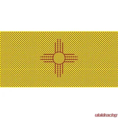 Jeep Gladiator Grill Inserts 2020-Present Gladiator New Mexico State Flag Under The Sun Inserts - INSRT-NM-JT