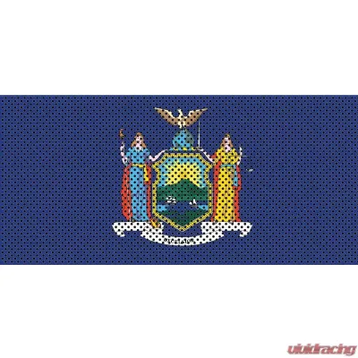 Jeep Gladiator Grill Inserts 2020-Present Gladiator New York State Flag Under The Sun Inserts - INSRT-NY-JT