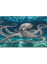 Jeep JL and Gladiator JT Grille Insert Octopus Under The Sun Inserts                                     - INSRT-OCTO-JL/JT - Image 2