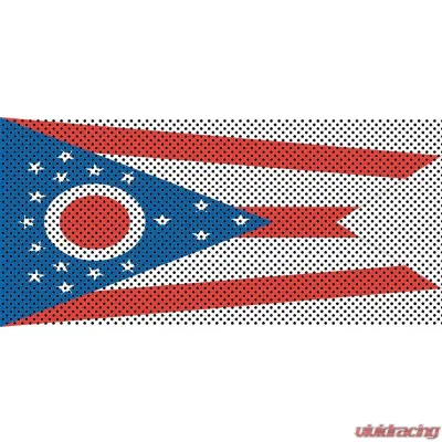 Jeep Gladiator Grill Inserts 2020-Present Gladiator Ohio State Flag Under The Sun Inserts - INSRT-OH-JT