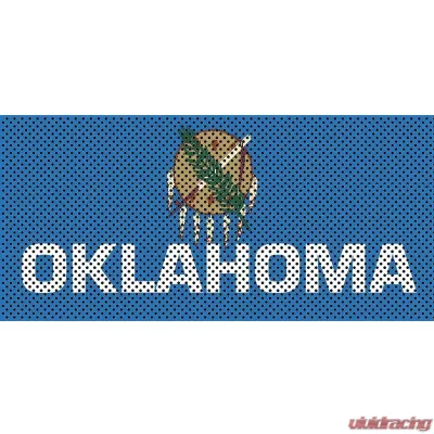 Jeep Gladiator Grill Inserts 2020-Present Gladiator Oklahoma State Flag Under The Sun Inserts - INSRT-OK-JT
