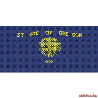 Jeep Gladiator Grill Inserts 2020-Present Gladiator Oregon State Flag Under The Sun Inserts - INSRT-OR-JT
