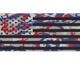 Jeep Wrangler Grill Inserts 2018-Present JL Patriot Colors Camo Stars And Stripes Under The Sun Inserts