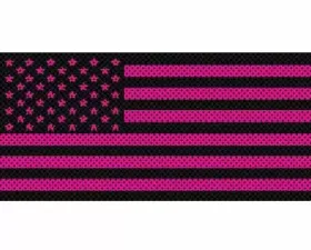Jeep Wrangler Grill Inserts 07-18 JK OldGlory Pink Under The Sun Inserts