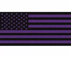 Jeep Wrangler Grill Inserts 2018-Present JL OldGlory Purple Under The Sun Inserts