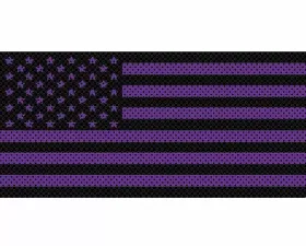Jeep Gladiator Grill Inserts 2020-Present Gladiator OldGlory Purple Under The Sun Inserts