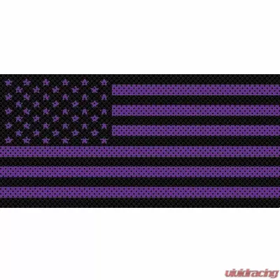 Jeep Gladiator Grill Inserts 2020-Present Gladiator OldGlory Purple Under The Sun Inserts - INSRT-PRPOG-JT