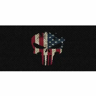 Jeep Wrangler Grill Inserts 07-18 JK Punisher Old Glory Under The Sun Inserts - INSRT-PUNOG-JK