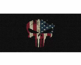 Jeep Gladiator Grill Inserts 2020-Present Gladiator Punisher Old Glory Under The Sun Inserts