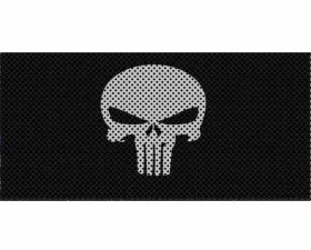 Jeep Gladiator Grill Inserts 2020-Present Gladiator Punisher Silver Under The Sun Inserts