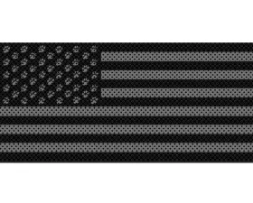 Jeep Gladiator Grill Inserts 2020-Present Gladiator Paws Black Out Under The Sun Inserts