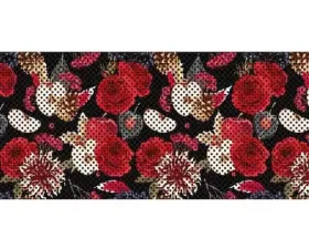 Jeep Wrangler Grill Inserts 07-18 JK Red Roses And Apples Under The Sun Inserts