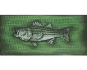 Jeep Wrangler Grill Inserts 2018-Present JL Striped Bass Under The Sun Inserts