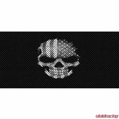 Jeep Gladiator Grill Inserts 2020-Present Gladiator BlackOut Skull Under The Sun Inserts - INSRT-SKULLBO-JT