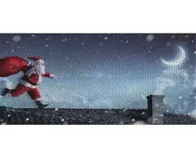 Jeep Wrangler Grill Inserts 2018-Present JL Santa On A Roof Under The Sun Inserts