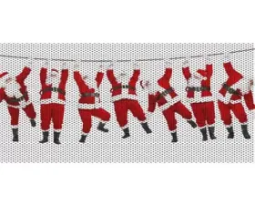 Jeep Wrangler Grill Inserts 07-18 JK Santa's On A Wire Under The Sun Inserts