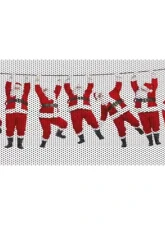 Jeep Wrangler Grill Inserts 07-18 JK Santa's On A Wire Under The Sun Inserts                                     - INSRT-SNTWIRE-JK - Image 2