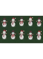 Jeep Wrangler Grill Inserts 2018-Present JL Snowmen Under The Sun Inserts                                     - INSRT-SNWMN-JL - Image 2