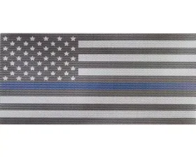 Jeep Gladiator Grill Inserts 2020-Present Gladiator Thin Blue Line Under The Sun Inserts