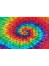 Jeep JL and Gladiator JT Grille Insert Trippy Tie Dye Under The Sun Inserts                                     - INSRT-TIEDYE-JL/JT - Image 2