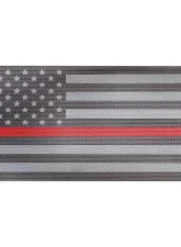 Jeep Wrangler Grill Inserts 07-18 JK Thin Red Line Under The Sun Inserts                                     - INSRT-TRL-JK - Image 2