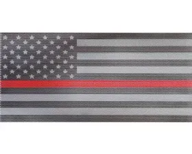Jeep Wrangler Grill Inserts 2018-Present JL Thin Red Line Under The Sun Inserts